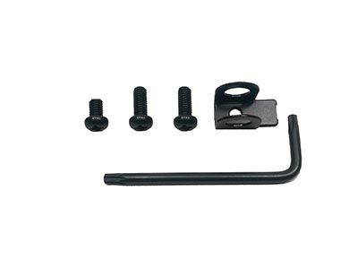 HP 596275-001 mounting bracket clip for computer hardware, sturdy metal, easy installation, key accessory for mounting needs.