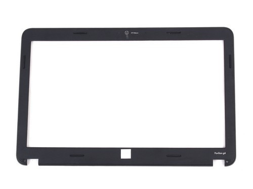 HP 6530b display top cover, part 487336-001, laptop repair replacement, black plastic, for HP 6530b notebooks.