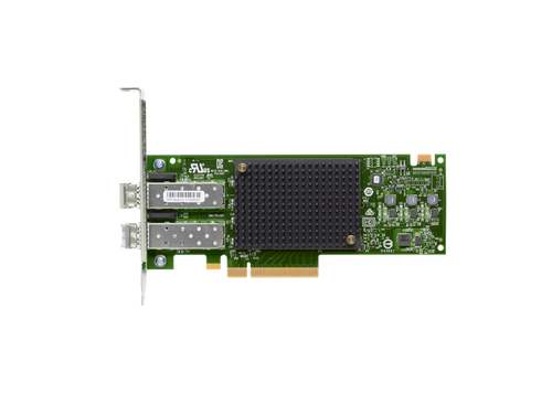 HP 719311-001 16Gb Dual Port PCIe Fibre Channel HBA with standard bracket for enterprise storage connectivity.