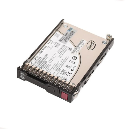 HP 757381-001 1.6TB SATA-6Gbps SFF SSD for enterprise storage, high endurance, reliable data access.