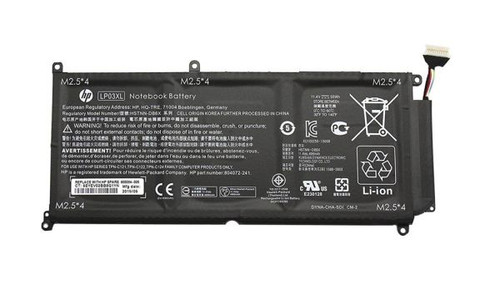 HP 804072-241 3-Cell 48WHr 4050mAh 11.4V laptop battery, key visible cells, for portable laptop power.