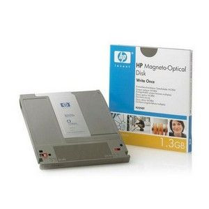 HP 92290T 1.3GB 5.25-inch Magneto Optical Media for data storage and archival use.