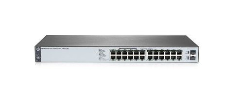 HP Aruba 1820 24-Ports 1GbE RJ-45 Network Switch, model J9980A#ABA, ideal for enterprise Ethernet connectivity