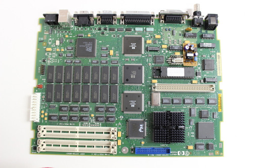 HP C2729-26501 system board for printers, compact circuit with connection ports, ideal for printer repairs.