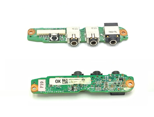 HP DAOAT8AB8F9 Audio Main Board with connectors for enhanced sound system in computers, OEM replacement part.