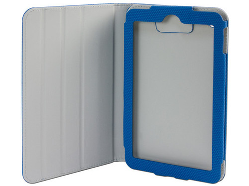HP E3F46AA blue carrying case for 7-inch tablet, lightweight folio design, protective and portable.