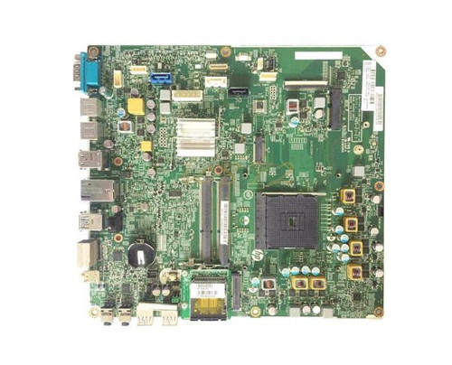 HP Ed70g1 Aio AMD Kaveri System Board, Part 757689-002, for all-in-one desktops, key circuitry and connectors.