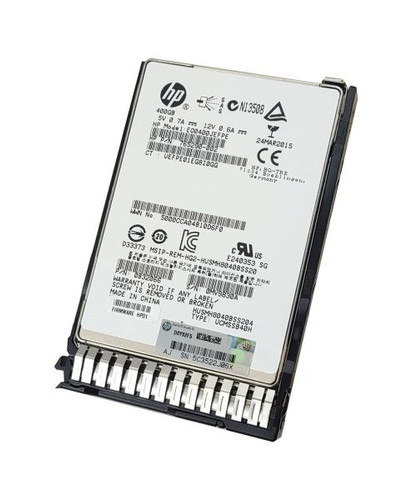 HP EO0400JEFPE 400GB SAS SSD 12Gb/s hot swap 2.5-inch, write-intensive, smart carrier storage for enterprise use