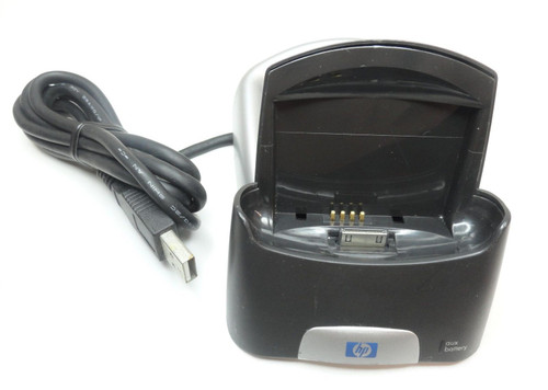 HP Ipaq H3600 Series Cradle, part 176483-001, for charging and syncing in mobile device applications.