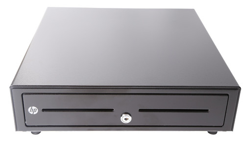 HP POS Cash Drawer 417807-001 with RJ-45 Ethernet, durable, secure, ideal for retail transactions