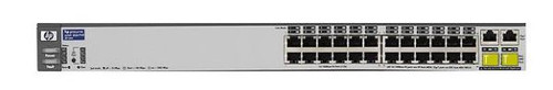 HP ProCurve 2600 Series 24-port Ethernet Layer 3 managed switch, part J8164A#ABA, rack-mount, ideal for business networks.