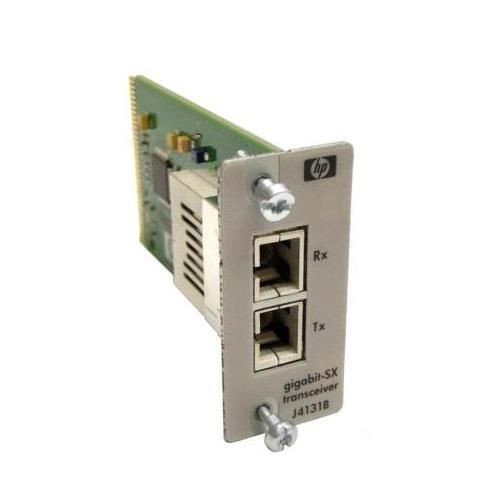 HP ProCurve J4131BB 1Gbps X129 Multi-Mode Fibre SC Transceiver Module for high-speed networking.