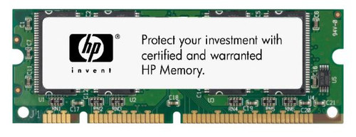 HP Q7707A 32MB PC100 DIMM Memory for LaserJet 4000/5000/8000 Series printers, 100-Pin, non-ECC, high-speed upgrade.
