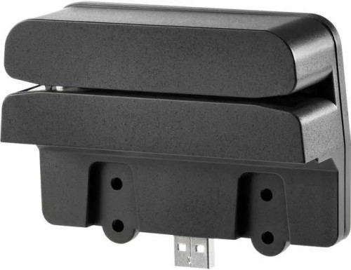HP - QZ673AA - Magnetic Stripe Reader Dual-Head USB Black