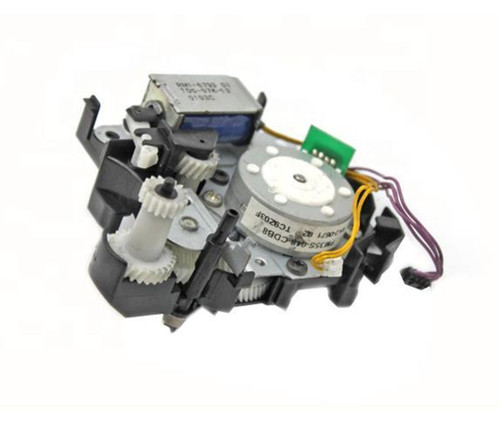 HP RM1-6005 duplex drive assembly for CLJ CP5525/M750 series; key component for double-sided printing.