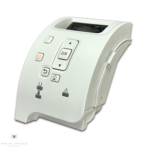HP RM1-8290 Control Panel Assembly for LaserJet Enterprise M601; replacement part for printer control interface.