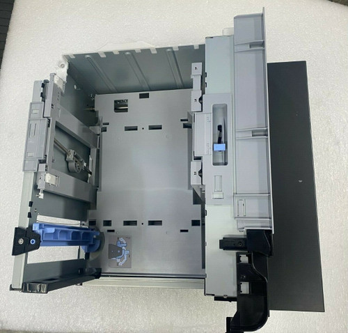 HP RM2-5100 1.5K-Sheet Cassette Tray for LaserJet Enterprise M630, black plastic, easy paper loading for office use.