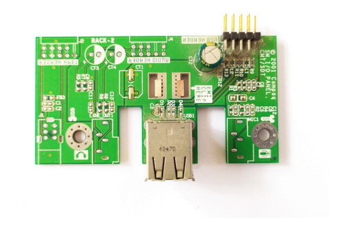 HP Tatung USB Front I/O Board Connector for Presario 6420NX notebook, key front panel ports, easy upgrade replacement.