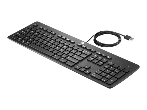 HP USB Slim Business Keyboard N3R87AA#ABA, durable, slim design, ideal for office use, reliable typing.