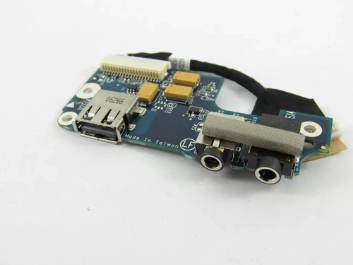 HP V5000 Dv5000 Audio Board with cable, part 409078-001, for laptop audio repair and maintenance.