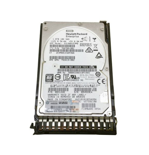HPE - 765879-001 - HDD 1.8TB SAS 12Gb/s 10000RPM 2.5"