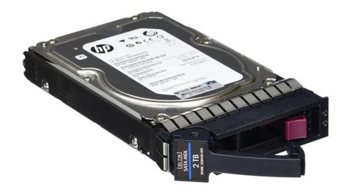 HPE 508040-001 2TB SATA 3Gb/s hot swap 7200RPM 3.5-inch internal hard drive for ProLiant servers.
