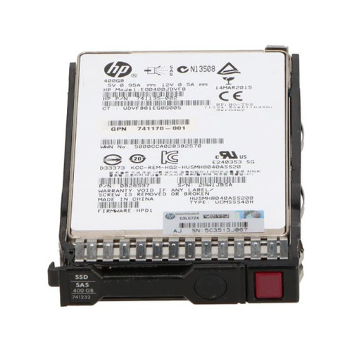 HPE 741135-002 400GB SAS 12Gb/s 2.5-inch SSD