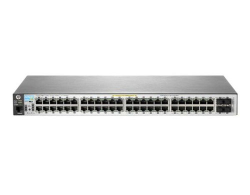 HPE Aruba 2530 48-Ports 1GbE PoE+ Switch J9772A#ABB, rack- and wall-mountable, for network expansion
