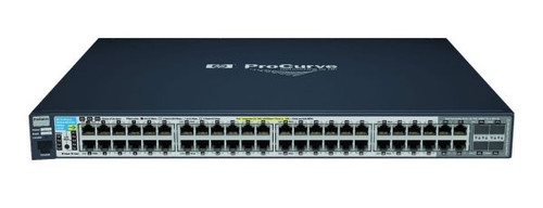 HPE J9148A#ABA ProCurve 48-port 10/100/1000BASE-T PoE+ Layer 3 managed network switch with 4 SFP ports for rack mounting
