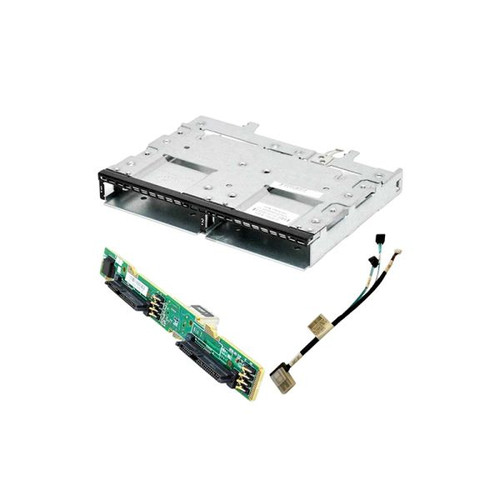 HPE P06671-B21 2-Bays SFF Hard Drive Enablement Kit for ProLiant DL20 G10 server, supports easy storage expansion.