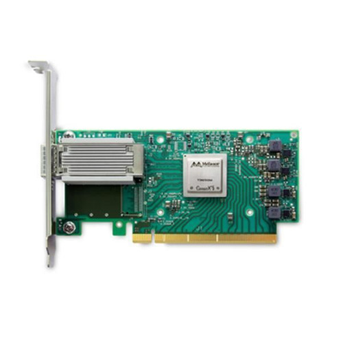 HPE SGI Mellanox Single-Port 100Gbps ConnectX-5 VPI Network Adapter for high-speed data centers.