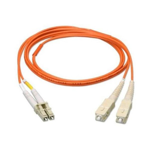IBM 11P1374 fibre converter cable, 2.0M LC-M to SC-F, for data transmission and networking.