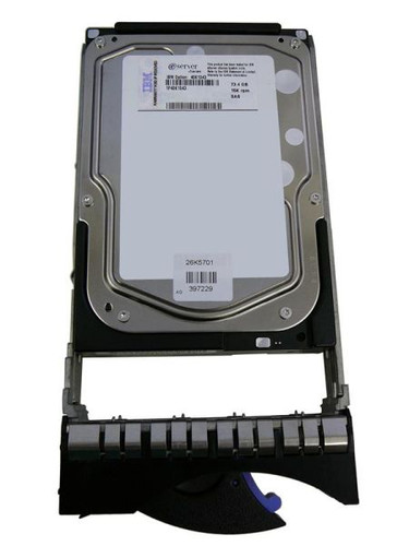 IBM 26K5701 73.4GB 15K 3.5" SAS HDD for high-performance enterprise storage.