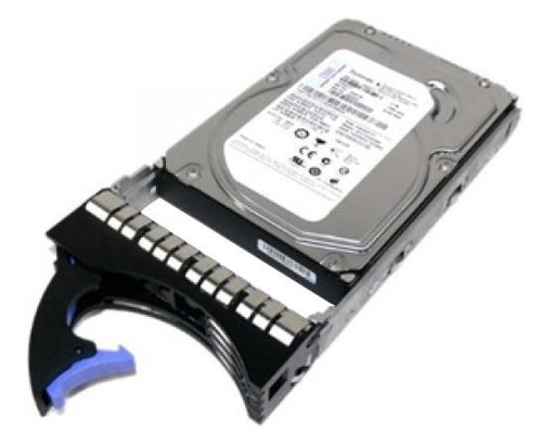 IBM 41Y8484 300GB 15000RPM SAS 3.5-inch Hard Drive with Tray for enterprise storage and high-speed data access.