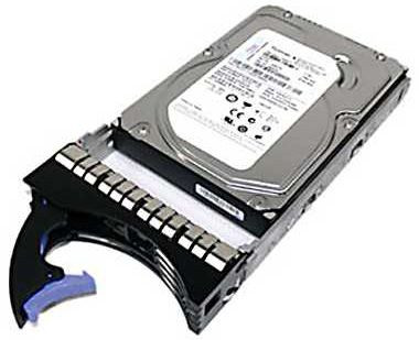 IBM 49Y6097 450GB 15000RPM SAS 6Gb/s 3.5 G2 hot swap hard drive with tray for enterprise storage applications.