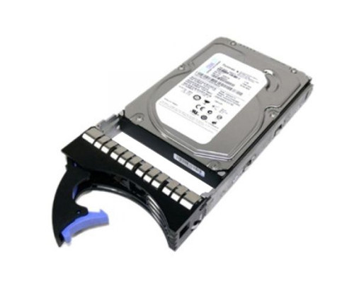 IBM 49Y6176 300GB 10,000rpm SAS 6Gbps 2.5" Gen2 hot swap hard drive with tray, suitable for enterprise storage.