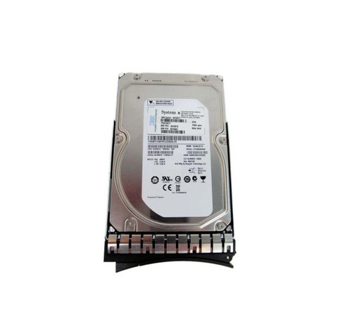 IBM 90Y8577 3TB 7.2K 3.5" SAS Hard Drive for data storage and enterprise server applications.