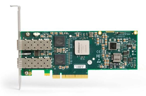 IBM MELLANOX CONNECTX-2 EN Dual Port SFP+ 10GBE PCIe 2.0 Adapter for high-speed network connectivity.
