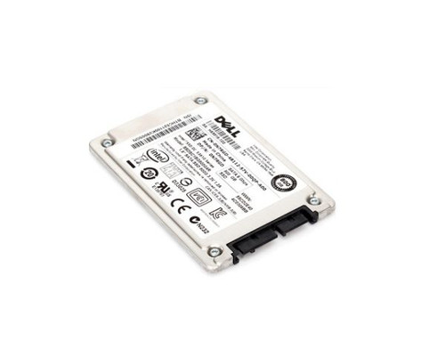 Intel 800GB SATA 6Gb/s Read Intensive MLC SSD, compact 1.8-inch drive for mixed use, reliable storage.
