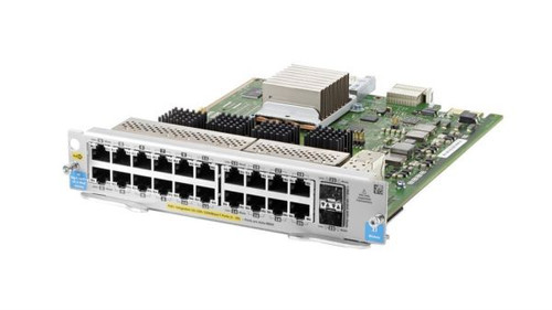J9536AZ HP 20-Ports Gigabit Ethernet PoE+ 2 x SFP+ v2 zl Expansion Module for network expansion and high-speed connectivity.