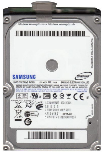 Samsung Spinpoint M8U 320GB 2.5-inch internal HDD, USB 2.0, 5400RPM, 8MB cache for data storage and backups.
