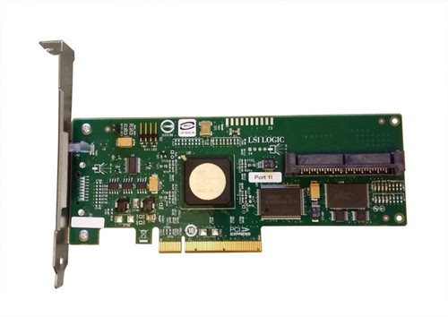 SAS3042EN LSI 8-Port SAS/SATA PCIe RAID Controller Card, support 3Gbps, ideal for enterprise storage setups.