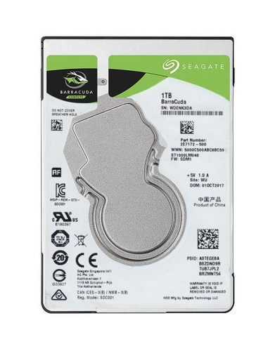 Seagate BarraCuda Compute 1TB SATA 6Gb/s 2.5-inch internal hard drive for laptops and desktops.