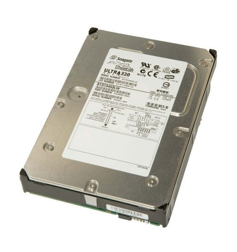Seagate Cheetah 15K.3 73.4GB Ultra-320 SCSI 68-Pin 15000RPM 8MB Cache 3.5-inch internal hard drive for high-speed storage.