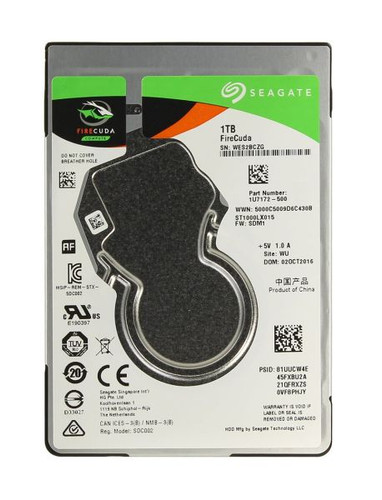 Seagate - 1U7172-500 - SSHD 1TB SATA 6Gb/s 5400RPM 2.5"