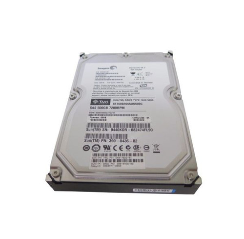 Sun 540-7822 500GB 7200RPM SAS 3GB/s 3.5" Hard Drive; reliable storage for enterprise servers and data centers.