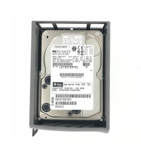 Sun 73GB Fibre Channel 2Gb/s 3.5-inch internal hard drive, high-speed storage for enterprise servers.