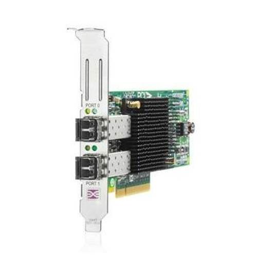 HP StorageWorks 82E 8GB Dual-Port Fibre Channel HBA for PCI-Express, compatible with servers, short wave technology