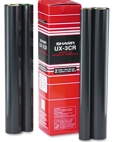 UX-3CR - Sharp UX-3CR Fax Machine Imaging Film 2 Rolls / 98 Feet OEM Ux-300 305 340LM 460