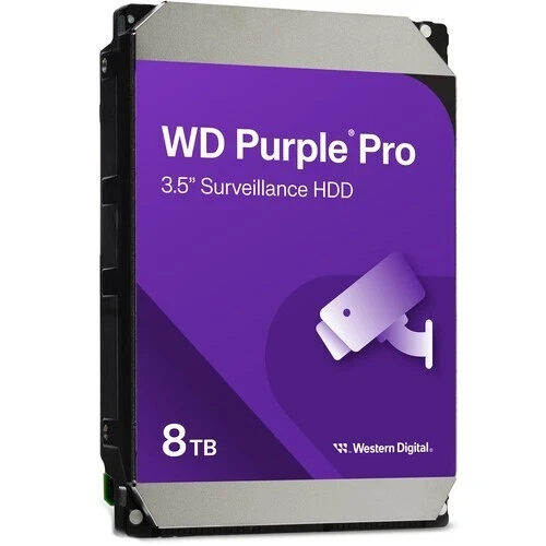 WD8002PURP - WD 8TB Purple Pro 7200 rpm SATA III 3.5" Internal Surveillance Hard Drive